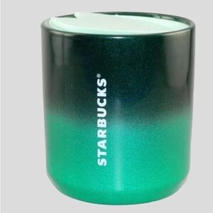 Green Starbucks Tumbler w/ Lid / NWT/ Suitable for Hot Beverages/ 8 Oz.